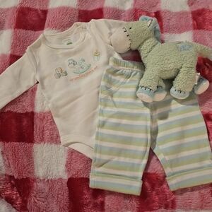 Macy's Carter's NB 3 pc set w/ RARE OOP HTF PONY Toy Grandma Loves Me